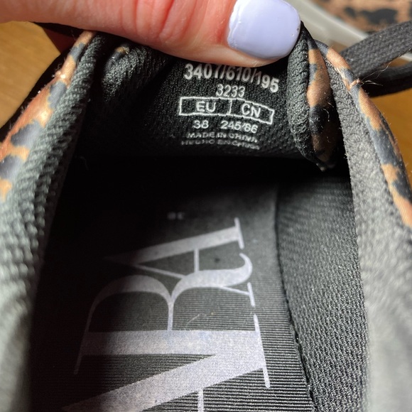 Zara Animal Print Sneakers - Picture 4 of 5